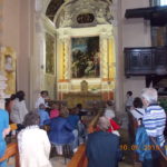 Gruppo in visita alla Chiesa di San Francesco a Moncalvo