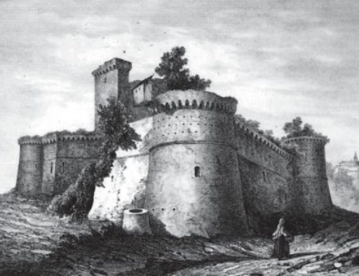 Castello di Moncalvo, Enrico Gonin, 1856