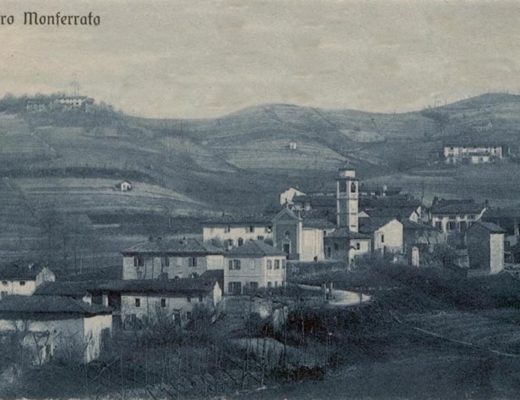 Veduta del cantone di Patro agli inizi del Novecento